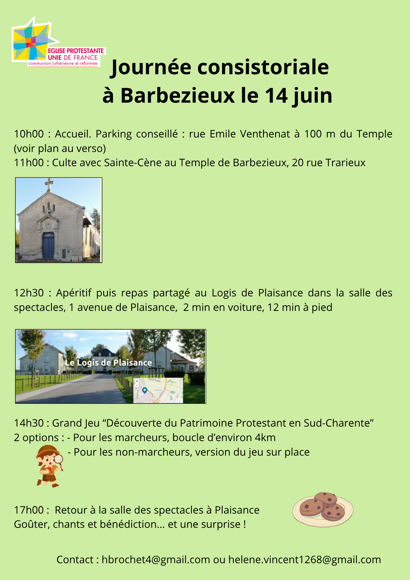 informations journée consistoriale